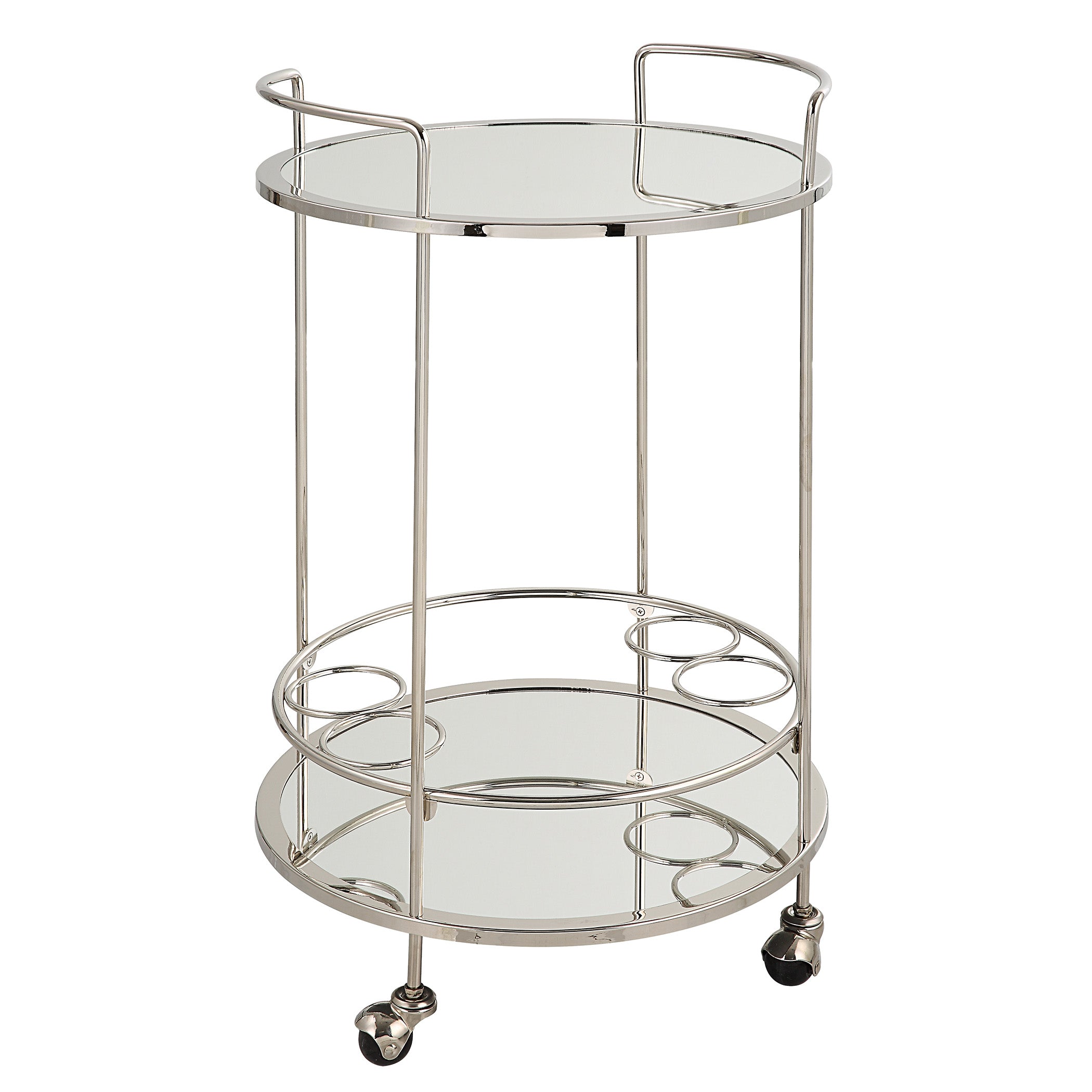 Uttermost Home Decor Uttermost Spritz Chrome Bar Cart