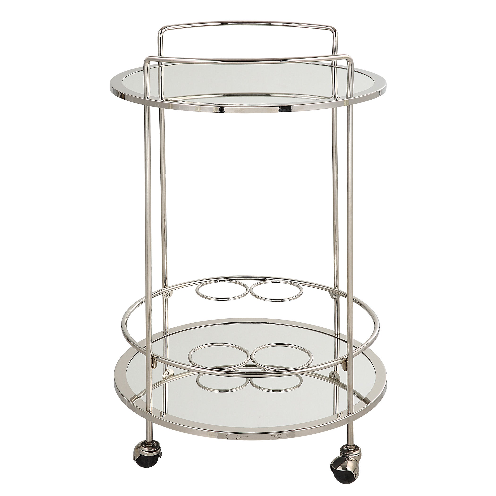 Uttermost Home Decor Uttermost Spritz Chrome Bar Cart