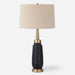 Uttermost Lighting Uttermost Spyglass Black Wood Grain Table Lamp