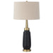 Uttermost Lighting Uttermost Spyglass Black Wood Grain Table Lamp