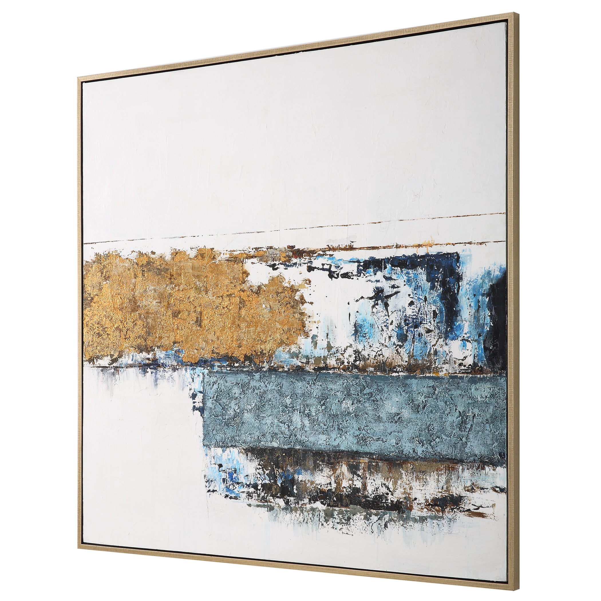 Uttermost Home Motor Freight - Rate to be Quoted Uttermost Stacked Against Hand Painted Canvas
