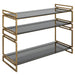 Uttermost Home Motor Freight - To be Quoted Uttermost Stacked Up Gray Glass Console Table