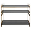 Uttermost Home Motor Freight - To be Quoted Uttermost Stacked Up Gray Glass Console Table