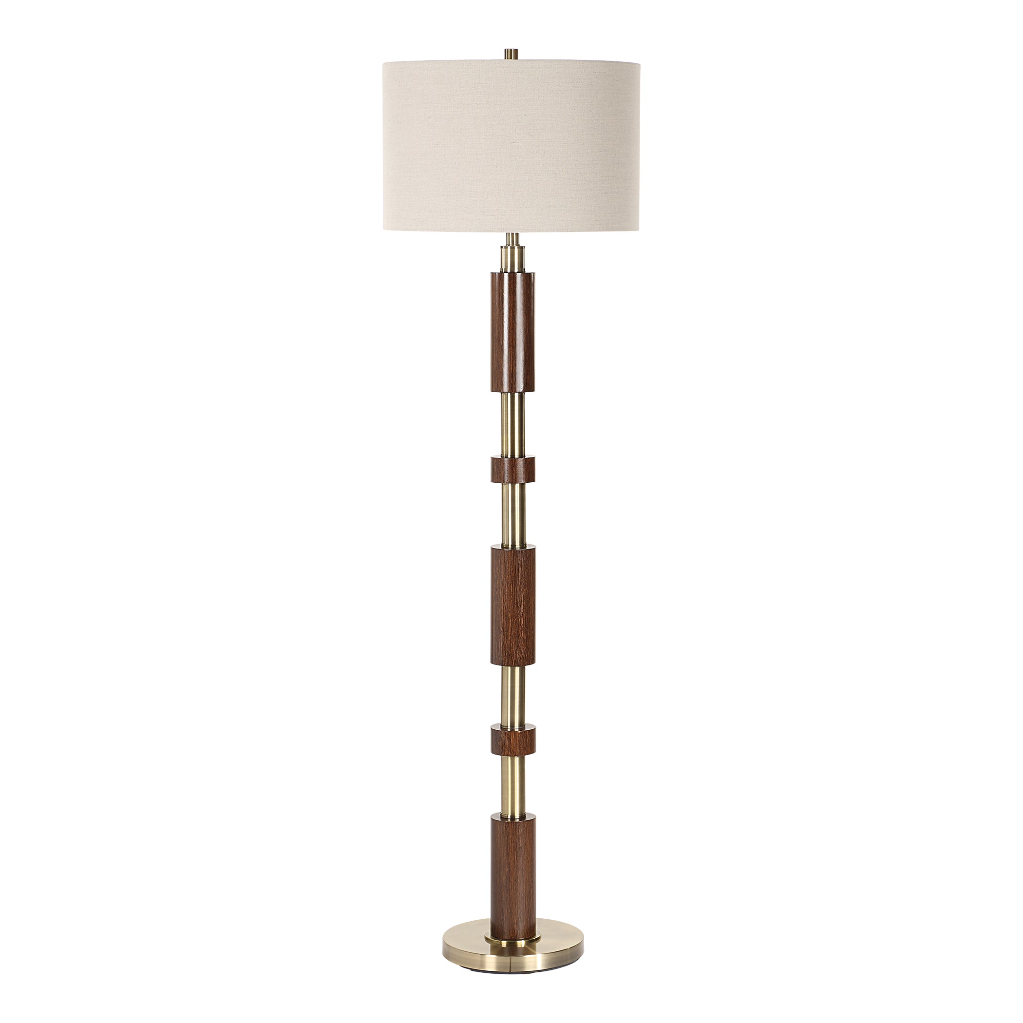 Uttermost Lighting Uttermost Stacked Wooden Floor Lamp