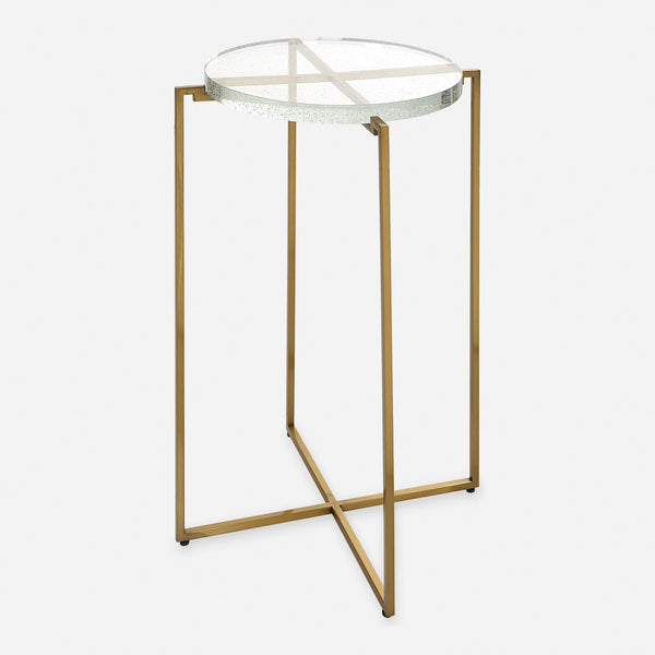 Uttermost Furniture Uttermost Star-crossed Glass Accent Table