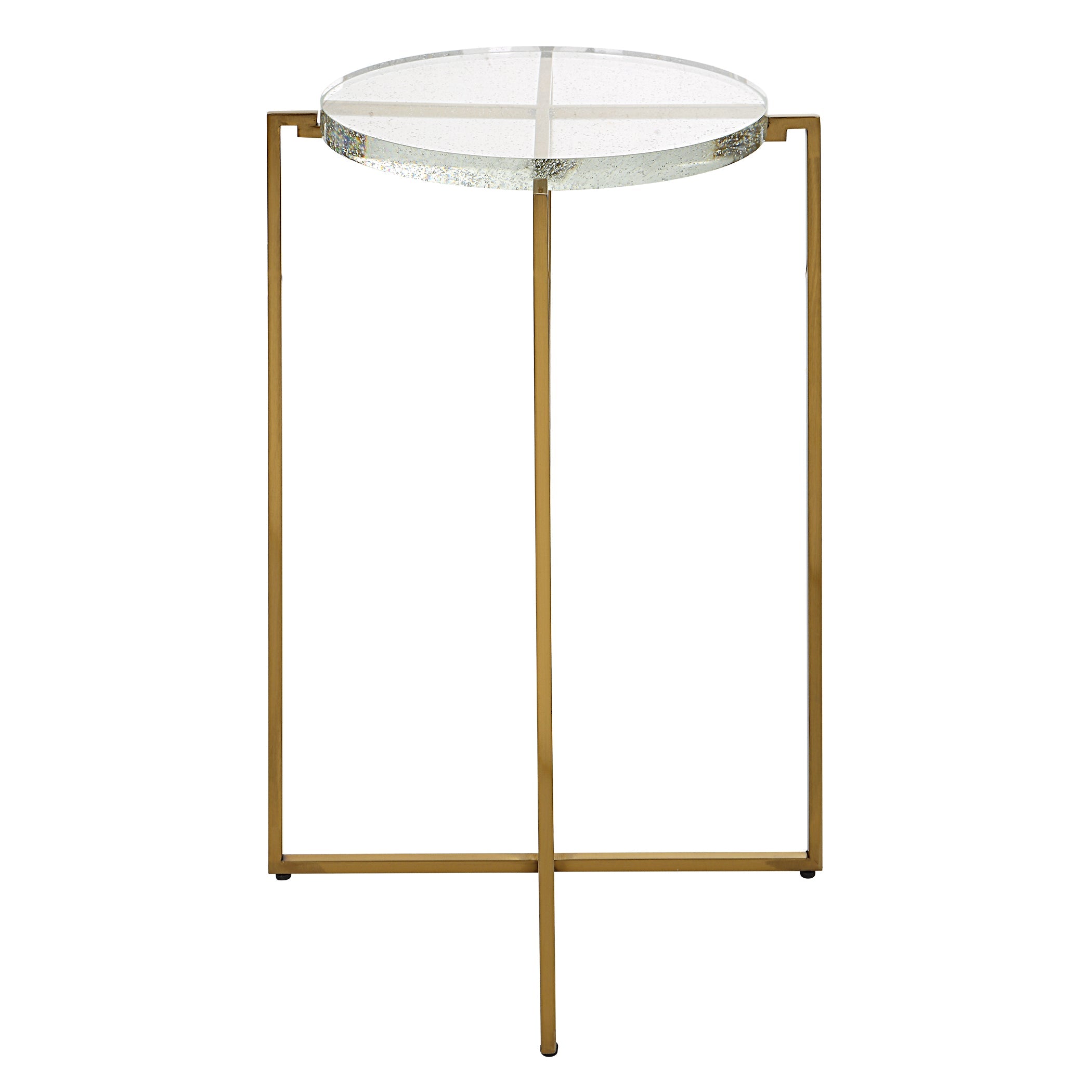 Uttermost Furniture Uttermost Star-crossed Glass Accent Table