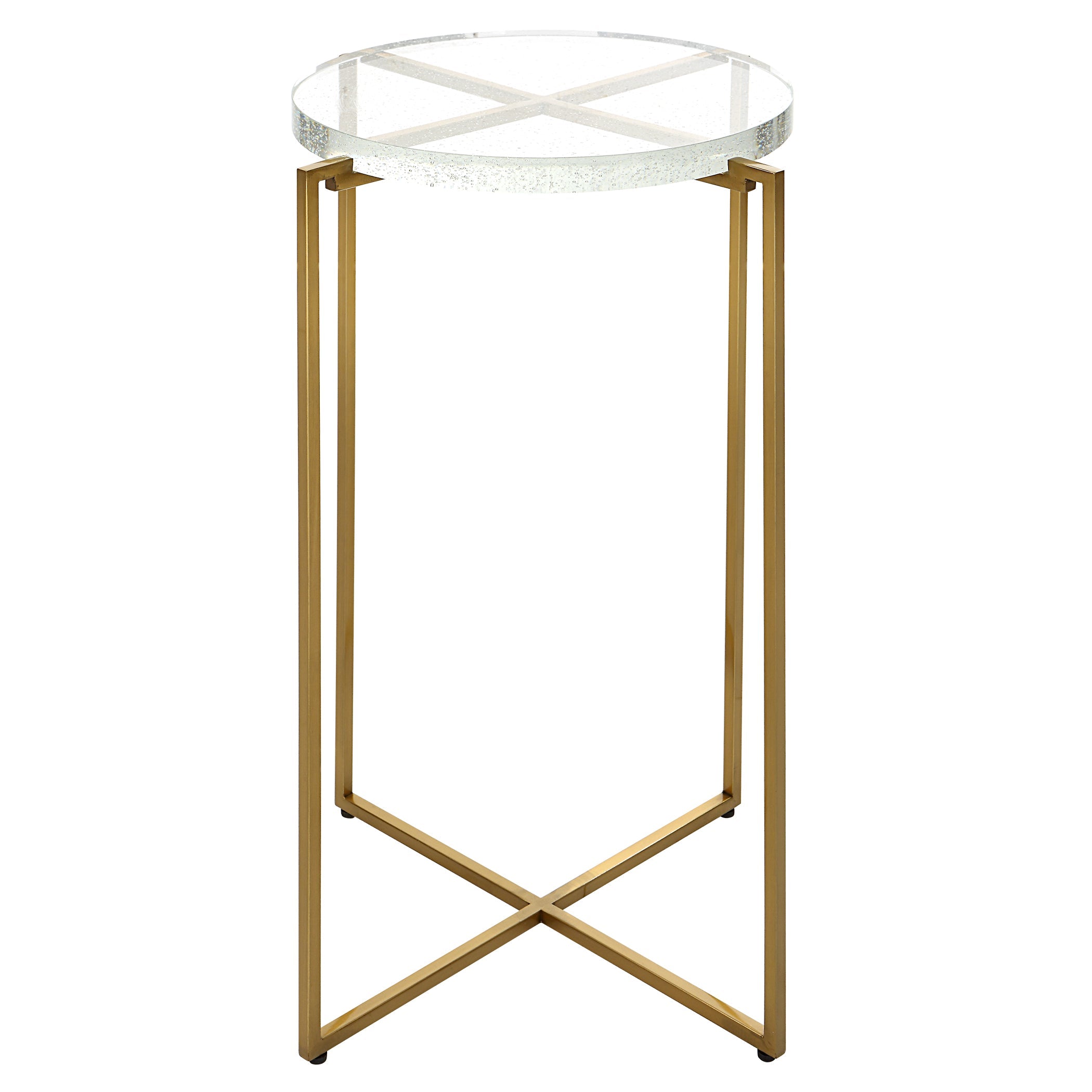 Uttermost Furniture Uttermost Star-crossed Glass Accent Table