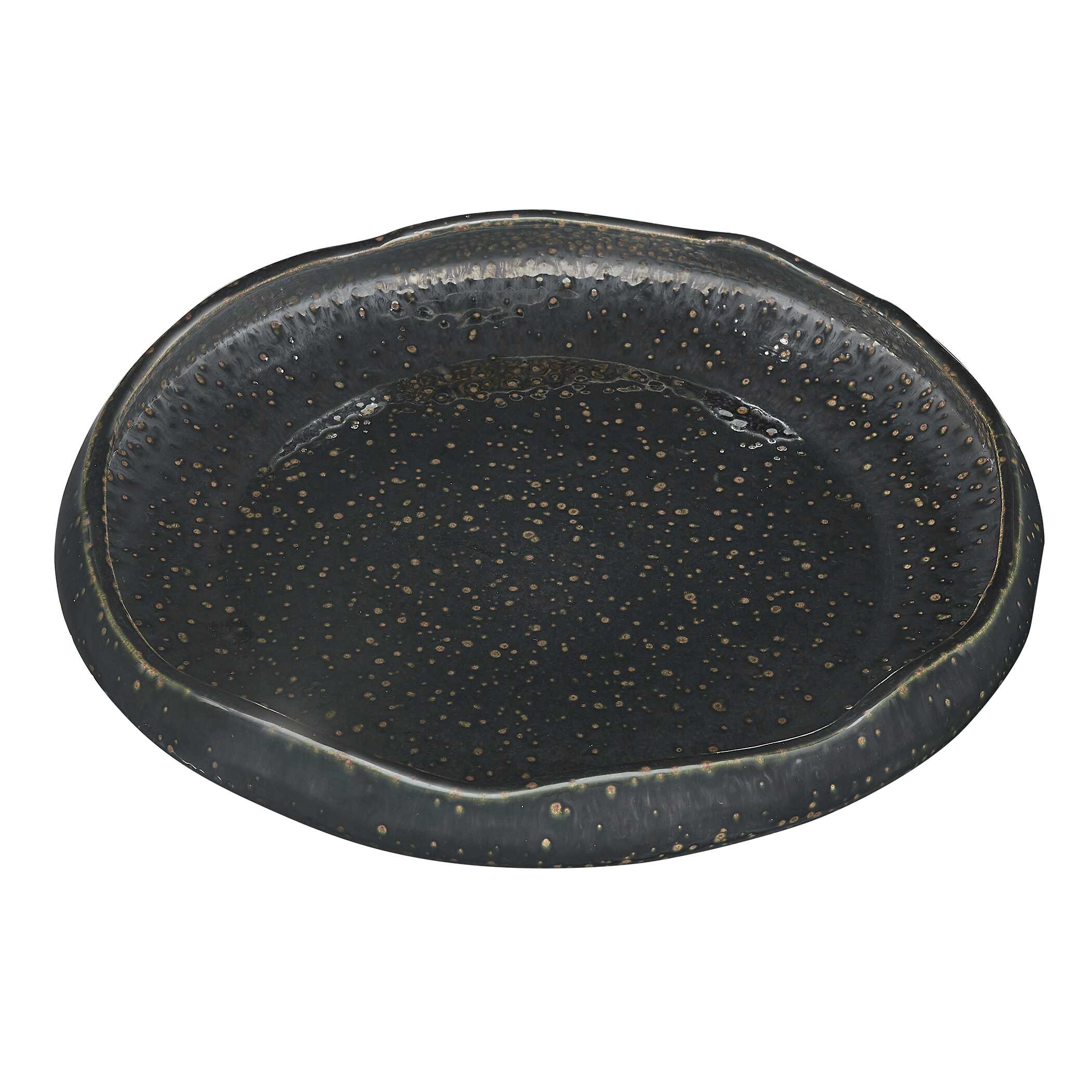 Uttermost Home Decor Uttermost Stardust Ripple Indoor-Outdoor Black Bowl
