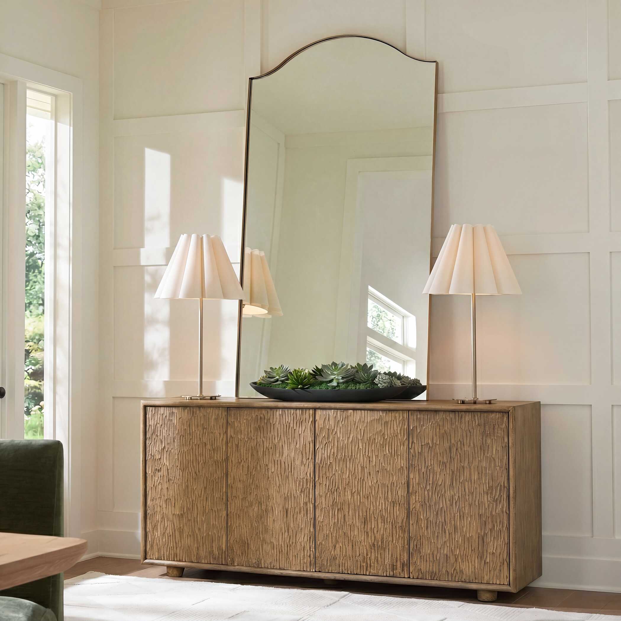 Uttermost Furniture Uttermost Stevenson Natural Wood 4 Door Cabinet