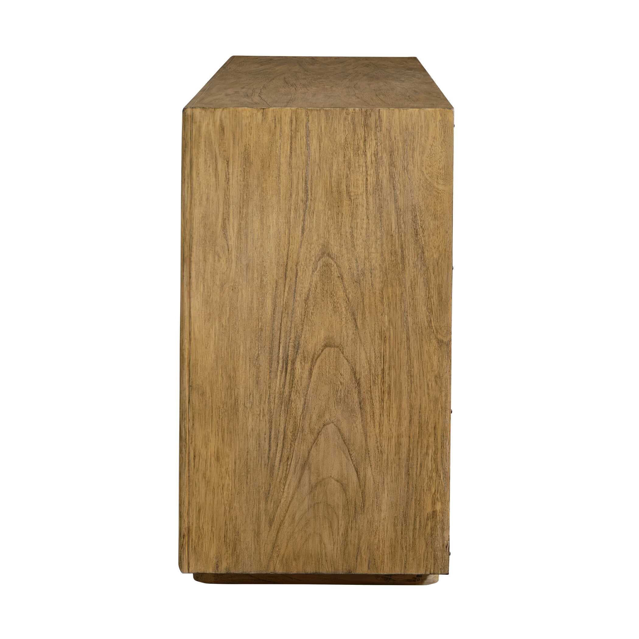 Uttermost Furniture Uttermost Stevenson Natural Wood 4 Door Cabinet