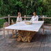 Uttermost Furniture Uttermost Stonewood Indoor-Outdoor Ping-Pong Dining Table