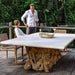 Uttermost Furniture Uttermost Stonewood Indoor-Outdoor Ping-Pong Dining Table