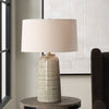 Uttermost Lighting Uttermost Strata Tan Glaze Table Lamp