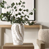 Uttermost Home Decor Uttermost Stratified Matte White Vase