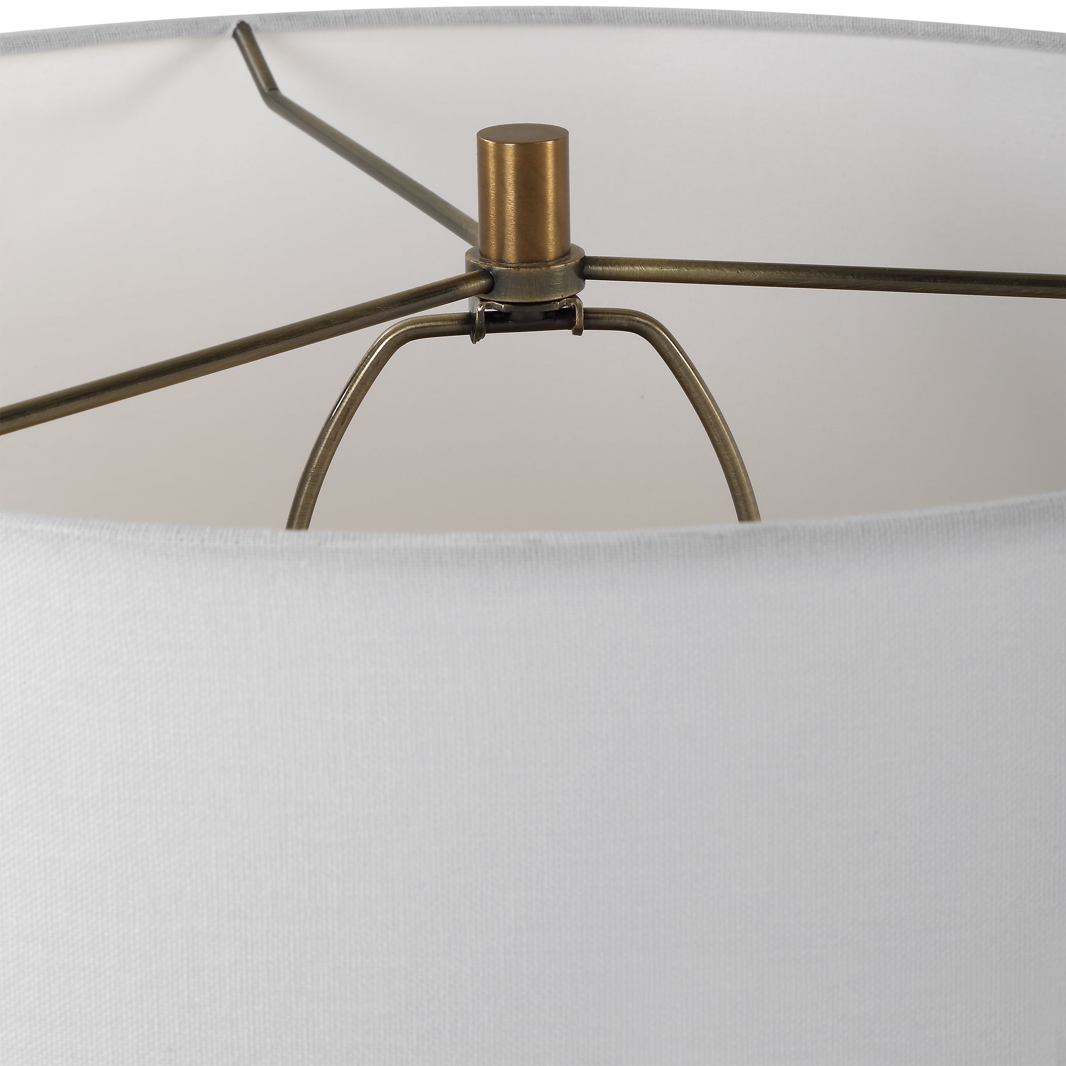 Uttermost Lighting Uttermost Stratified White Table Lamp