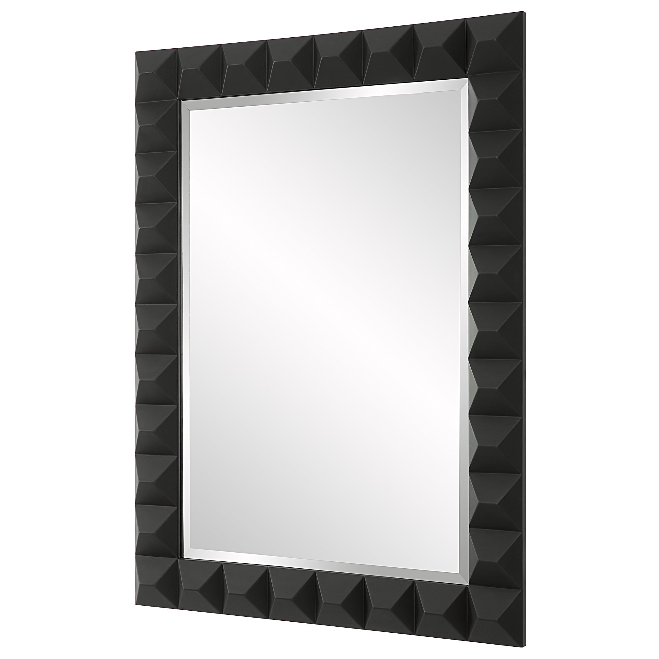 Uttermost Home Oversize - Rate to Be Quoted Uttermost Studded Black Mirror