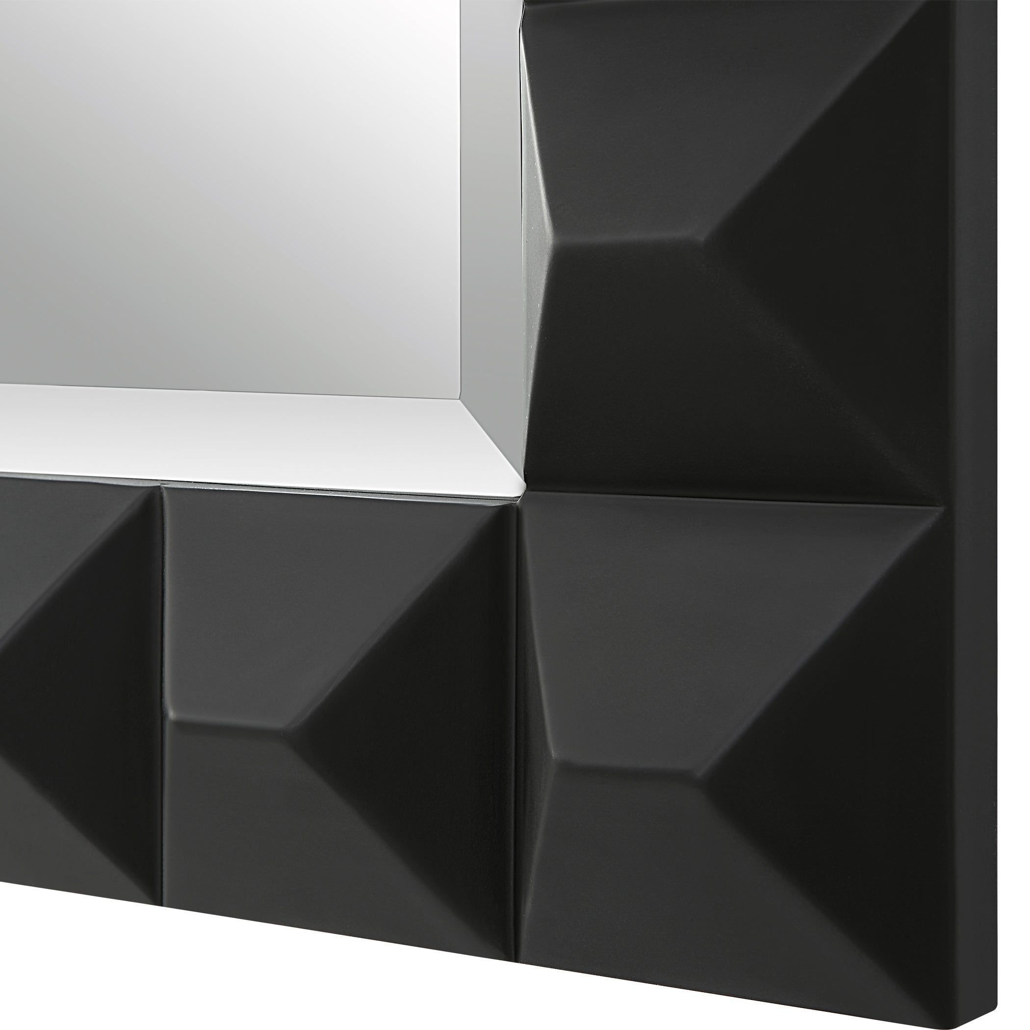 Uttermost Home Oversize - Rate to Be Quoted Uttermost Studded Black Mirror