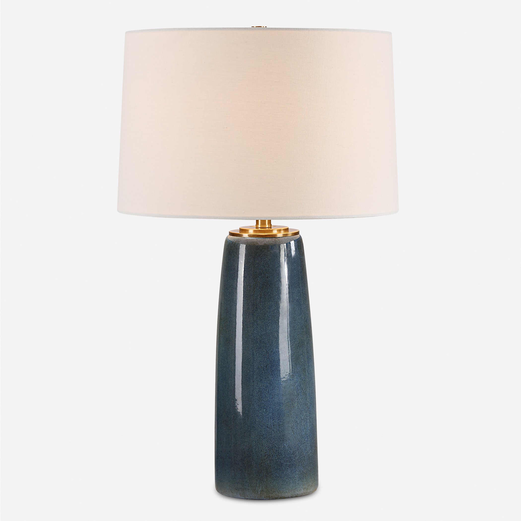 Uttermost Lighting Uttermost Submerged Deep Blue Table Lamp