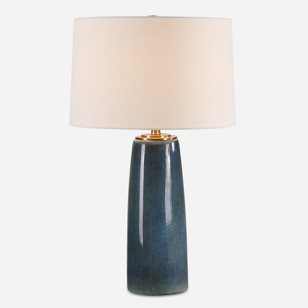 Uttermost Lighting Uttermost Submerged Deep Blue Table Lamp