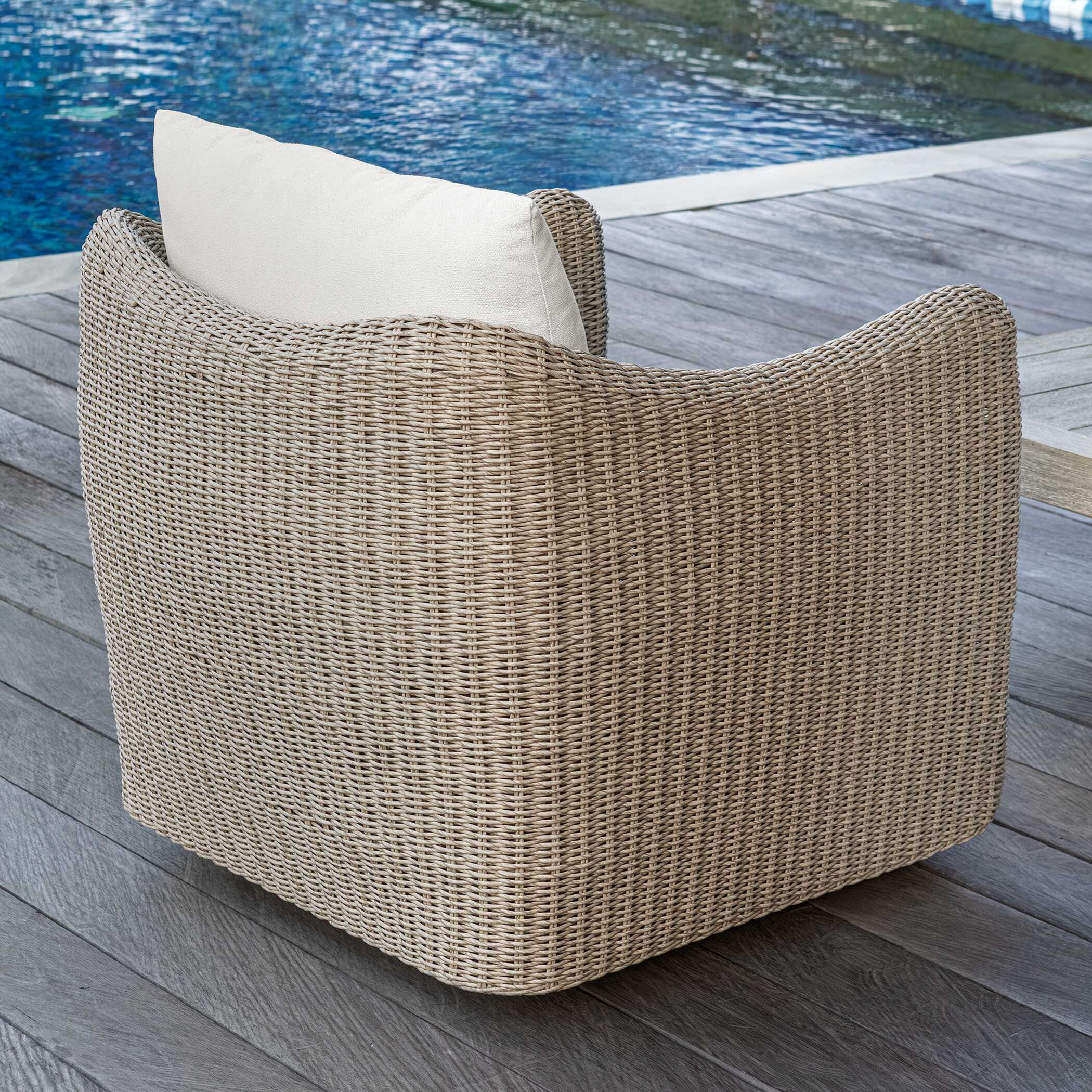 Uttermost Furniture Uttermost Sunset Outdoor Swivel Lounge Chair