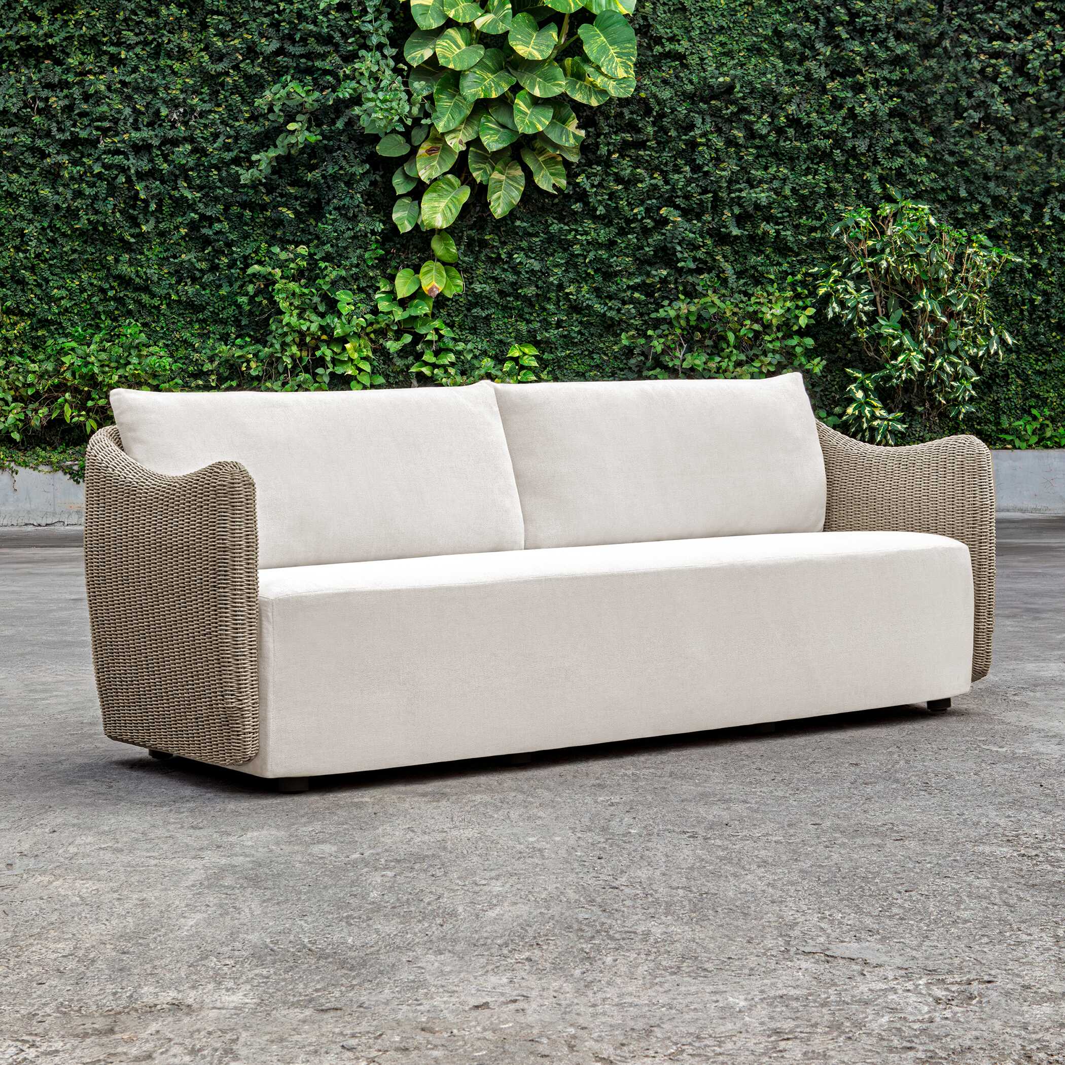 Uttermost Furniture Uttermost Sunset Wicker Outdoor Sofa