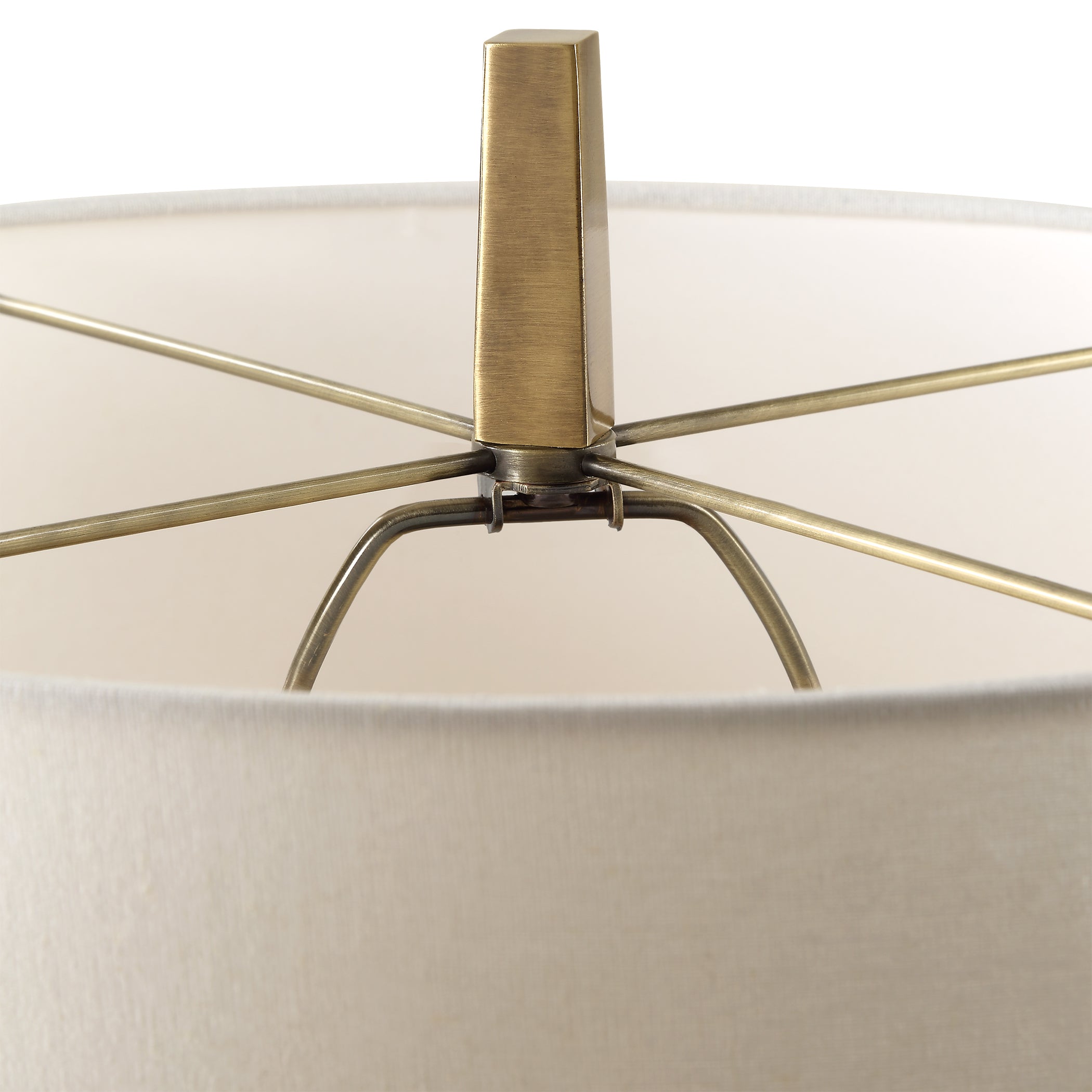 Uttermost Lighting Uttermost Suranne Antique Brass Table Lamp