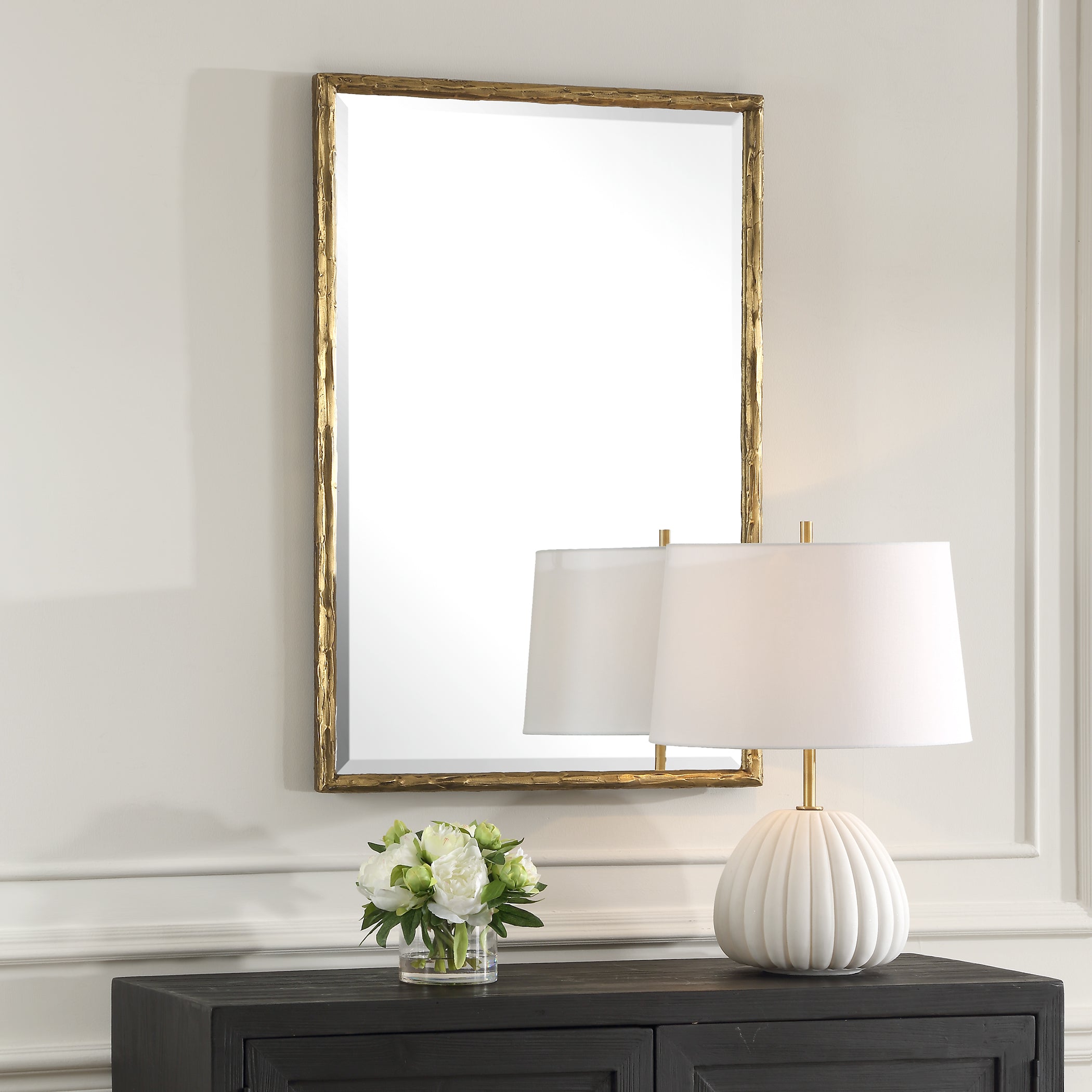 Uttermost Home Decor Uttermost Sutton Gold Vanity Mirror