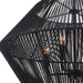 Uttermost Home Oversize - Rate to Be Quoted Uttermost Suva 4 Light Black Rope Pendant