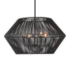 Uttermost Home Oversize - Rate to Be Quoted Uttermost Suva 4 Light Black Rope Pendant