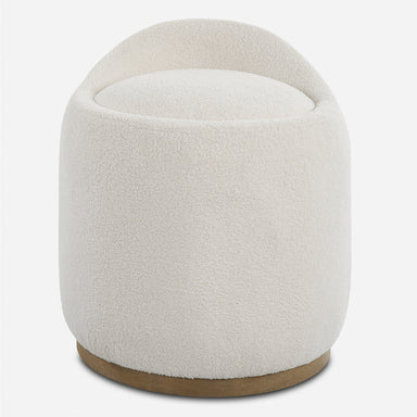 Uttermost Furniture Uttermost Swirl Swivel Sheepskin Ottoman