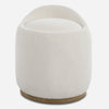 Uttermost Furniture Uttermost Swirl Swivel Sheepskin Ottoman