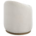 Uttermost Furniture Uttermost Swirl Swivel Sheepskin Ottoman