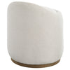 Uttermost Furniture Uttermost Swirl Swivel Sheepskin Ottoman