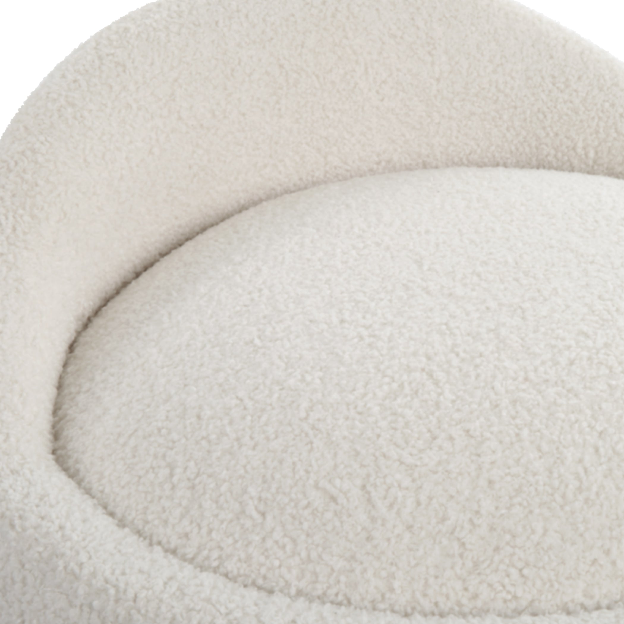Uttermost Furniture Uttermost Swirl Swivel Sheepskin Ottoman