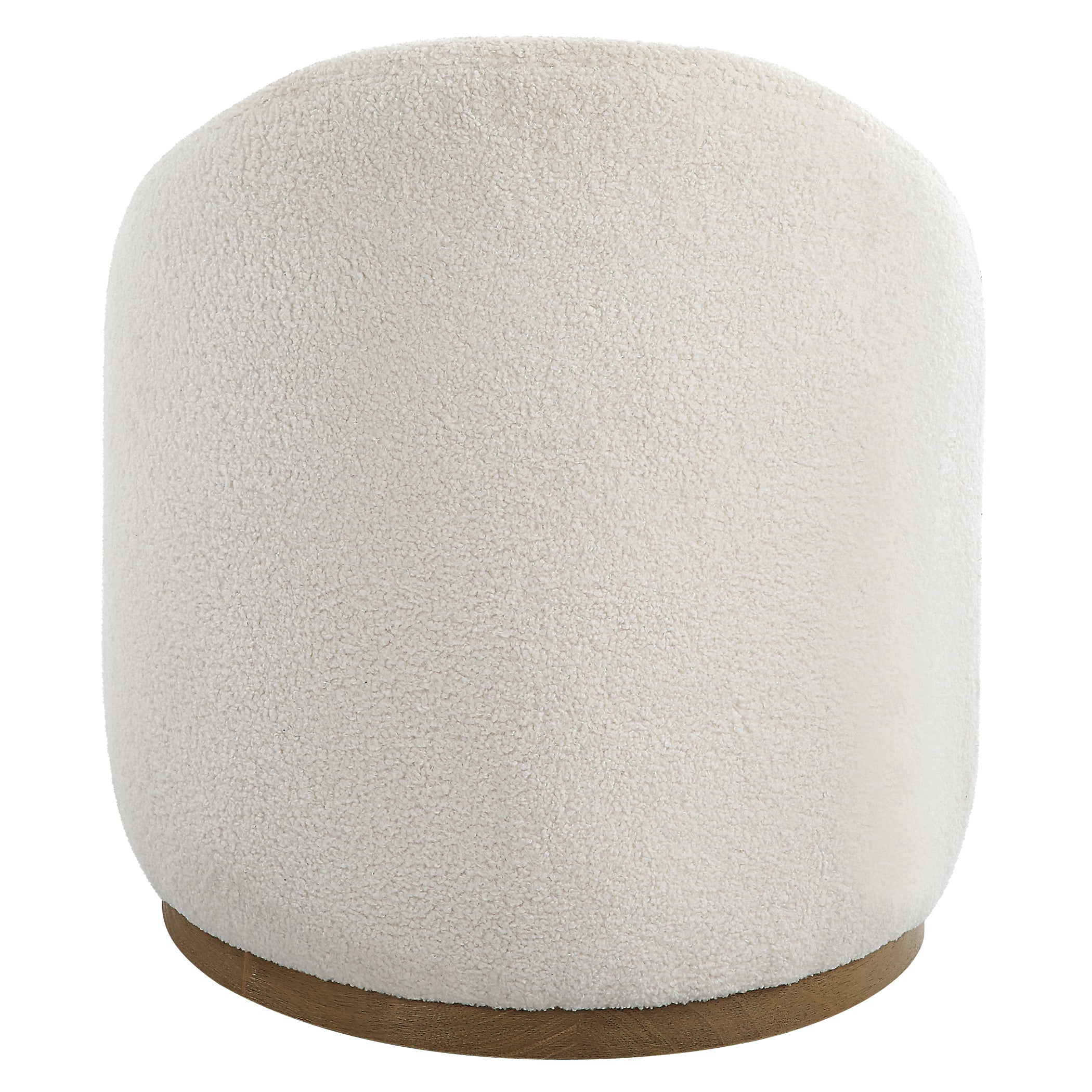 Uttermost Furniture Uttermost Swirl Swivel Sheepskin Ottoman