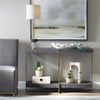 Uttermost Home Motor Freight - To be Quoted Uttermost Taja Modern Brass / Wood Console Table