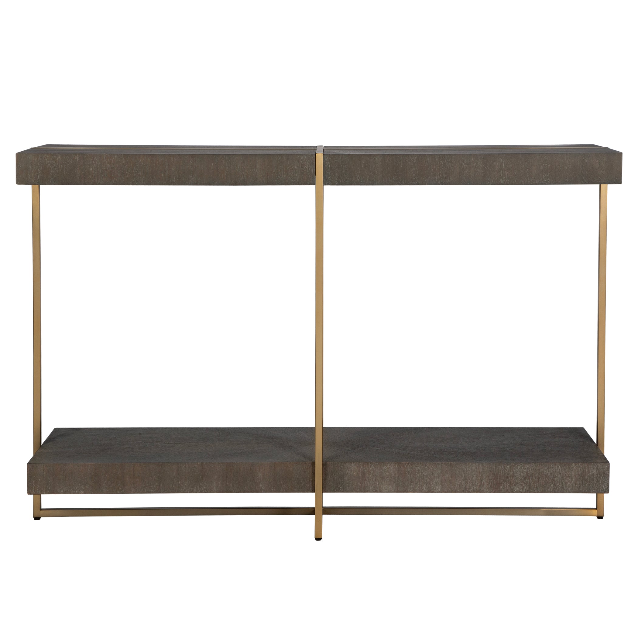 Uttermost Home Motor Freight - To be Quoted Uttermost Taja Modern Brass / Wood Console Table