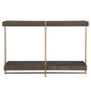 Uttermost Home Motor Freight - To be Quoted Uttermost Taja Modern Brass / Wood Console Table
