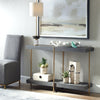 Uttermost Home Motor Freight - To be Quoted Uttermost Taja Modern Brass / Wood Console Table