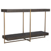 Uttermost Home Motor Freight - To be Quoted Uttermost Taja Modern Brass / Wood Console Table