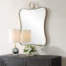 Uttermost Home Decor Uttermost Talia Brass Vanity Mirror