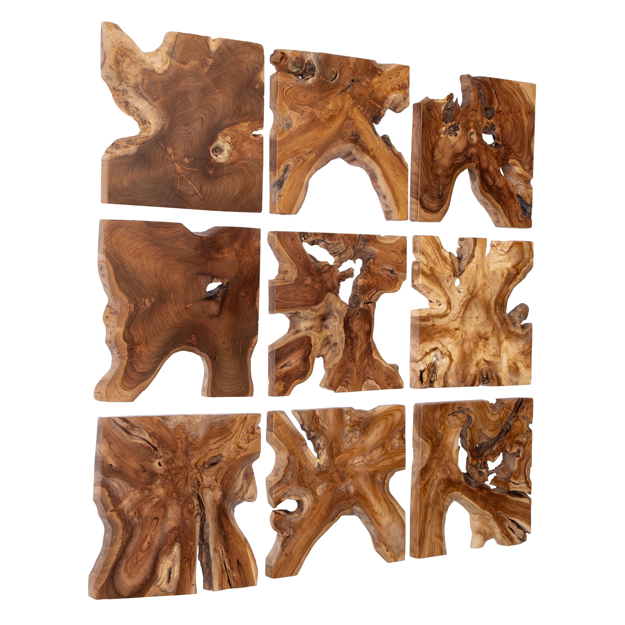 Uttermost Home Decor Uttermost Talia Wood Wall Decor Set/9