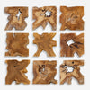 Uttermost Home Decor Uttermost Talia Wood Wall Decor Set/9