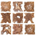 Uttermost Home Decor Uttermost Talia Wood Wall Decor Set/9