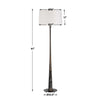 Uttermost Lighting Uttermost Tallarico Brass & Marble Floor Lamp