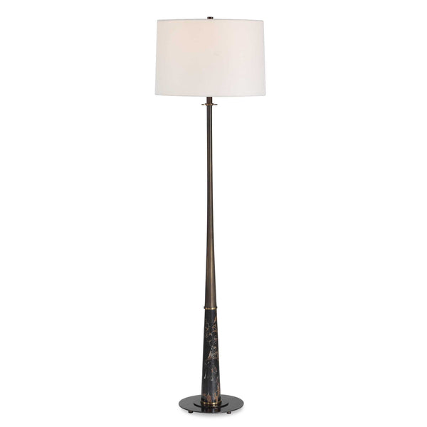 Uttermost Lighting Uttermost Tallarico Brass & Marble Floor Lamp