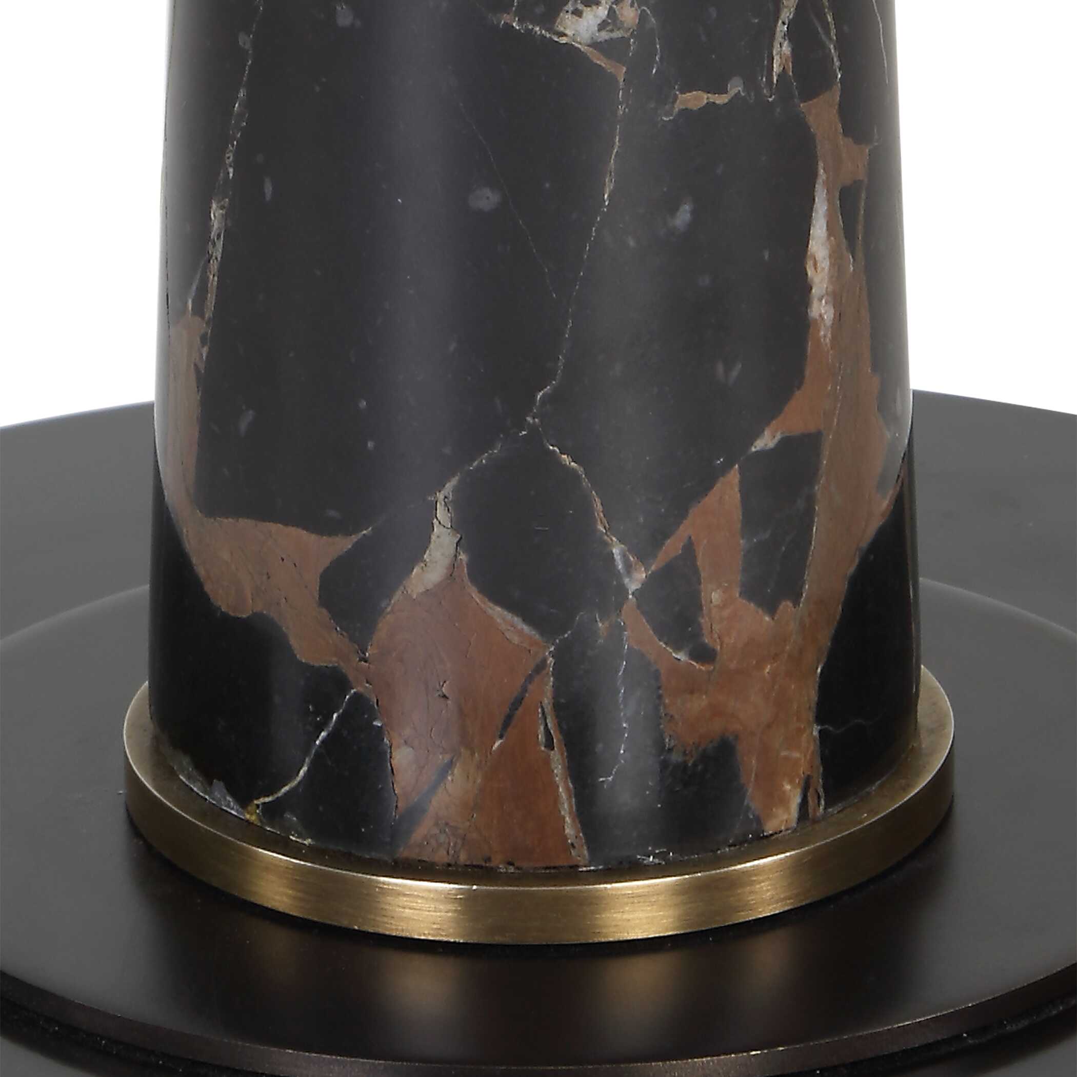 Uttermost Lighting Uttermost Tallarico Brass & Marble Floor Lamp