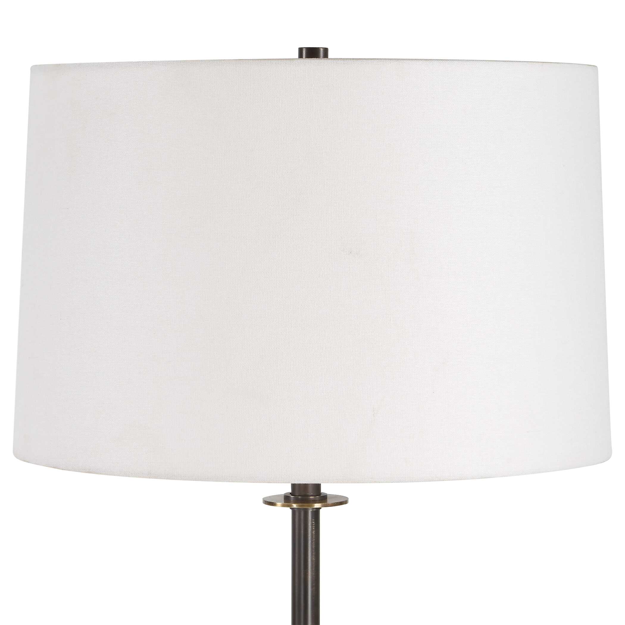 Uttermost Lighting Uttermost Tallarico Brass & Marble Floor Lamp