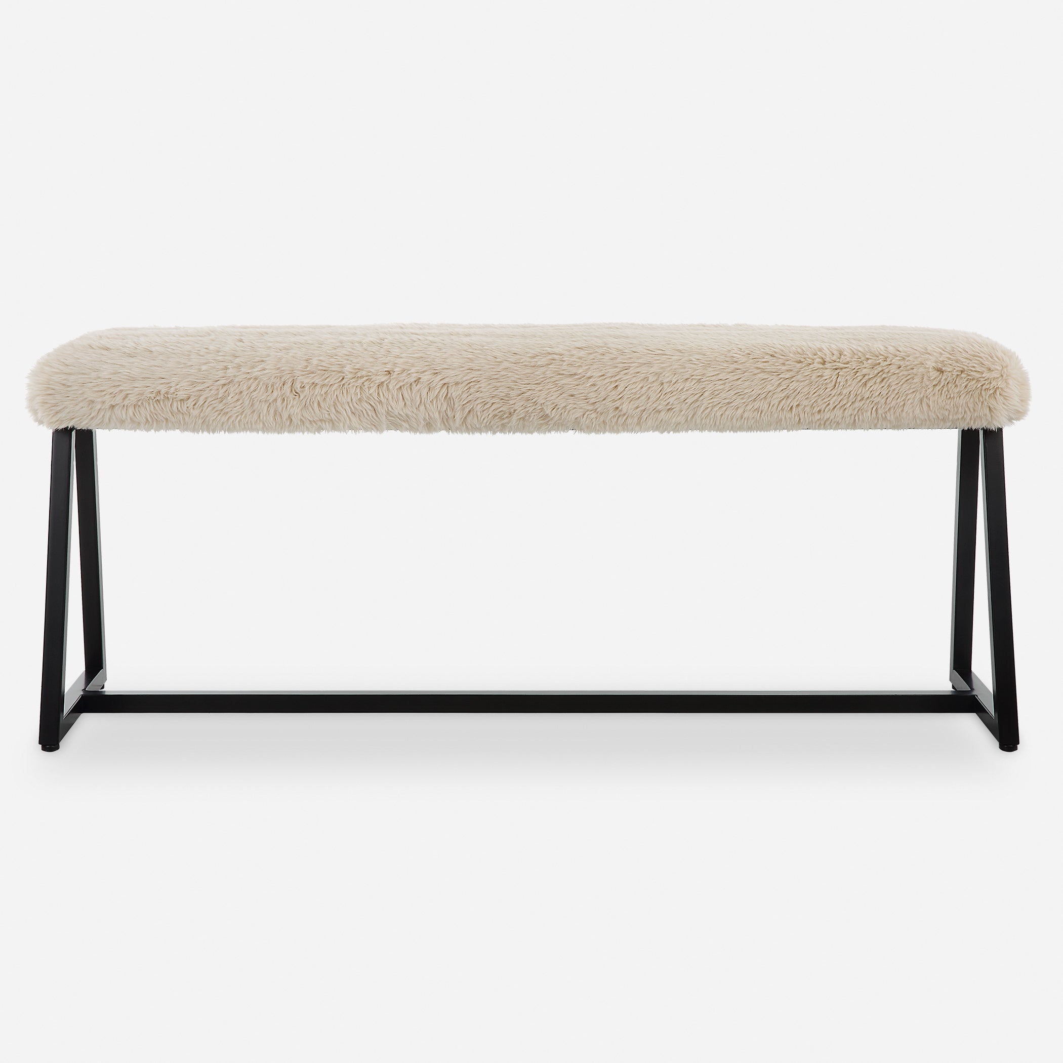 Uttermost Furniture Oversized - Rate to be Quoted Uttermost Taupo Sheepskin Bench