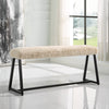 Uttermost Furniture Oversized - Rate to be Quoted Uttermost Taupo Sheepskin Bench